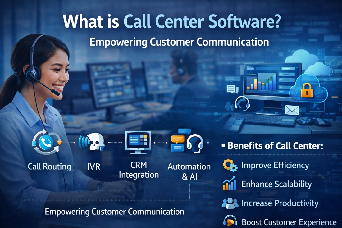 What is Call Center Software? Benefits, Features, and How It Works