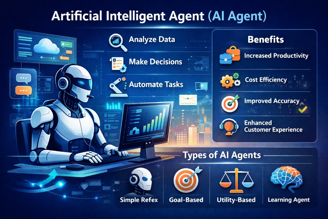 What is an Artificial Intelligent Agent? Benefits and Types